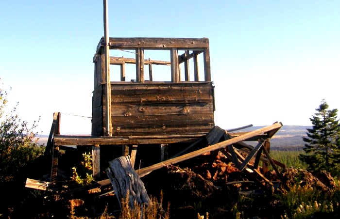 Lava Peak Lookout Ruin - 2008