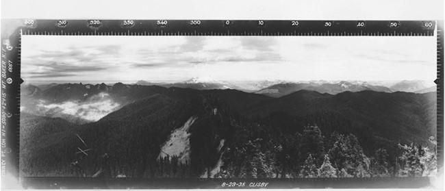 Finney Peak Lookout panoramic 8-29-35 (N)