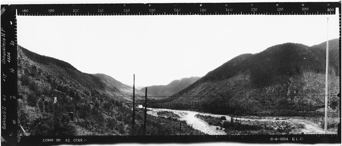 Galena Mountain Lookout panoramic 8-4-34 (SW)