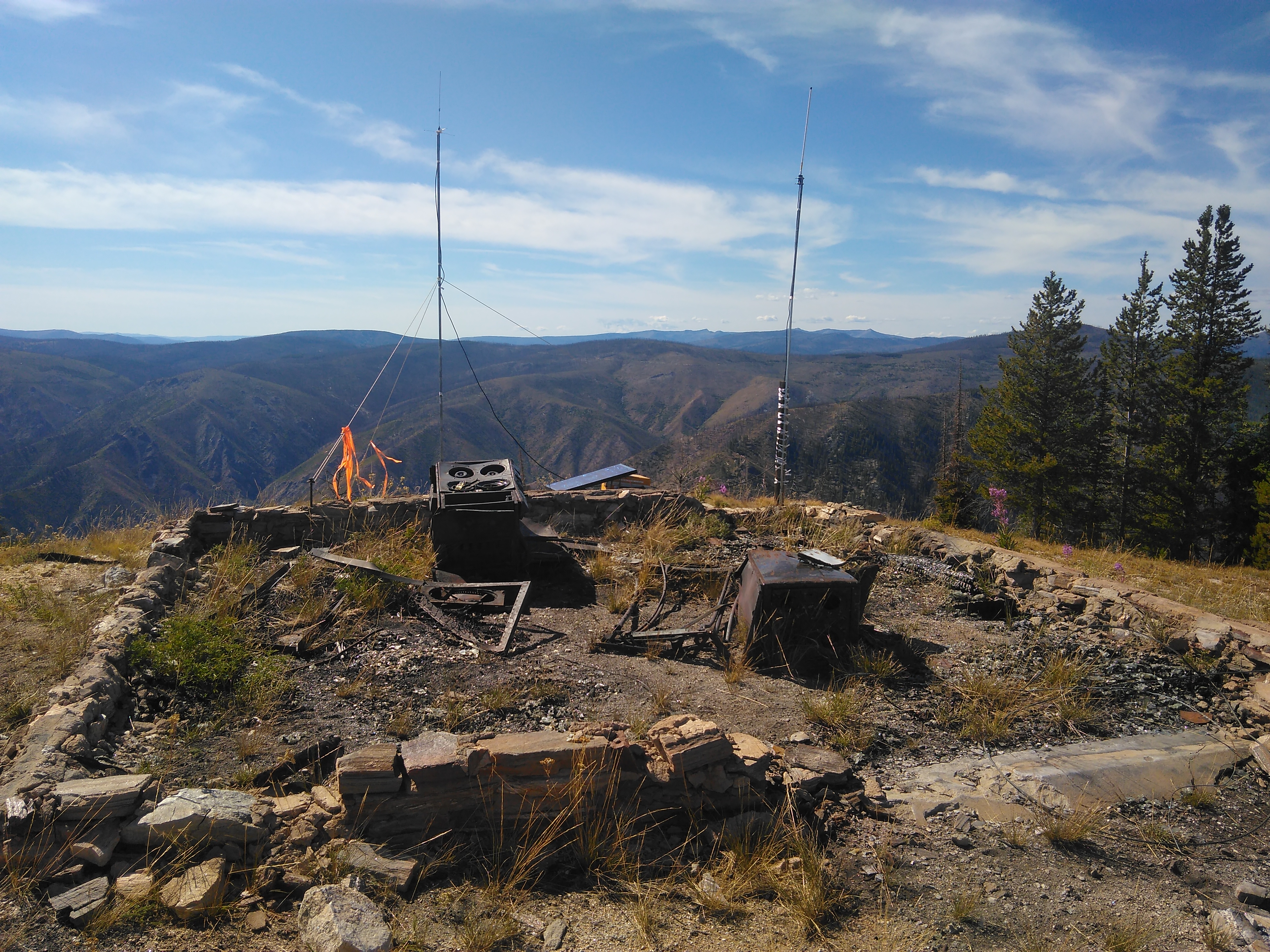 Tower remains in August 2019