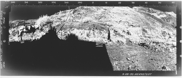 Goat Mountain Lookout panoramic 9-28-1935 (N)