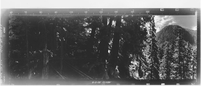 Red Ridge Lookout panoramic 8-9-1935 (SE)