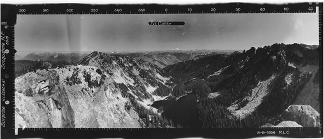Surprise Mountain Lookout panoramic 8-8-1934 (N)