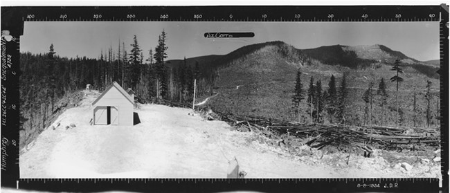 Humphrey Mountain Lookout panoramic 8-8-1934 (N)