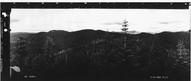 Newaukum Lookout panoramic 7-30-1934 (N)