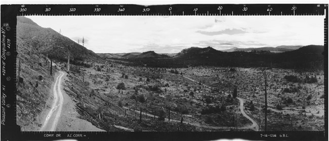 Pleasant Valley Lookout panoramic 7-14-1934 (N)