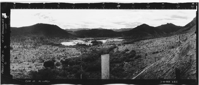 Pleasant Valley Lookout panoramic 7-14-1934 (SE)