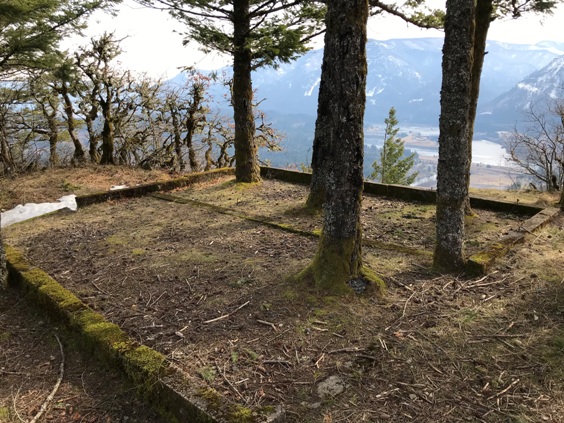Aldrich Butte Lookout site - garage foundation