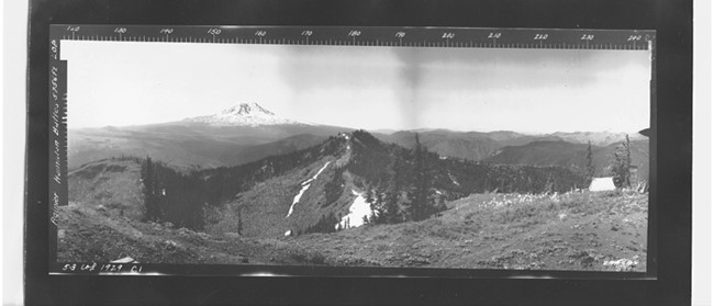 Hamilton Butte Lookout panoramic 1929 (N)