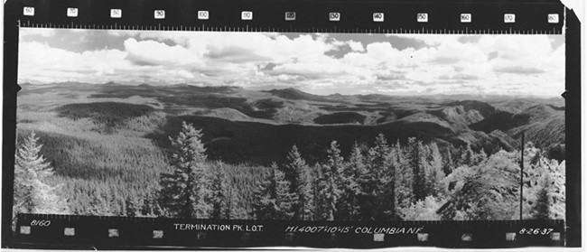 Termination Point Lookout panoramic 8-26-1937 (SE)