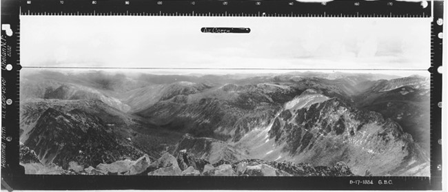 Remmel Mountain Lookout panoramic 9-17-1934 (SE)