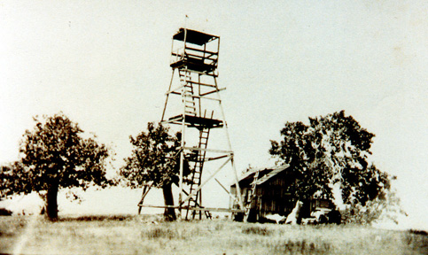 First tower on Pratt Mountain