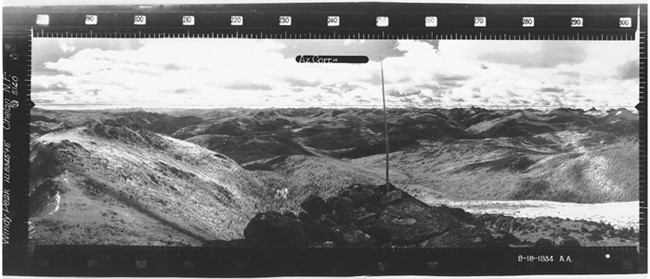 Windy Peak Lookout panoramic 9-18-1934 (SW)