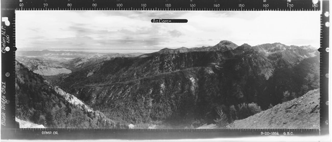 Black Ridge Lookout panoramic 9-20-1934 (SE) Station 1