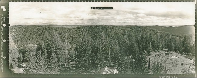 Jackknife Mountain Lookout panoramic 9-28-1934 (SE)