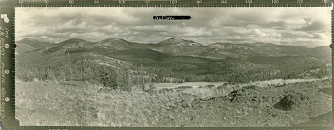 Thirteenmile Mountain Lookout panoramic 9-26-1934 (SE)
