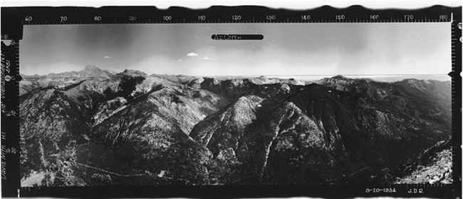 Davis Peak Lookout panoramic 8-20-1934 (SE)
