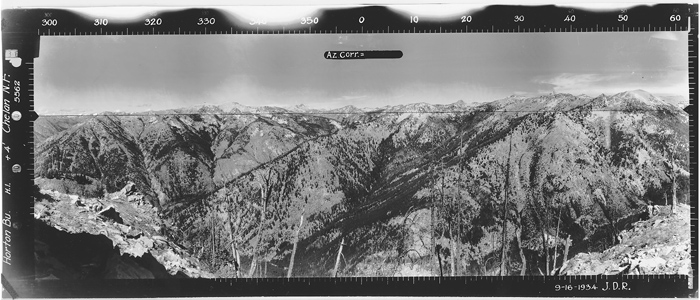 Horton Butte Lookout panoramic 9-16-1934 (N)