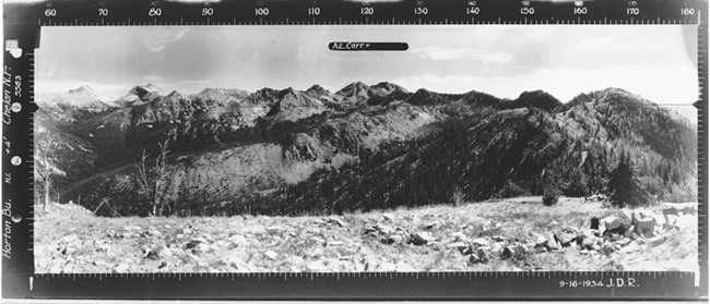 Horton Butte Lookout panoramic 9-16-1934 (SE)