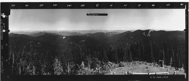 Big Creek Lookout panoramic 8-14-1934 (N)