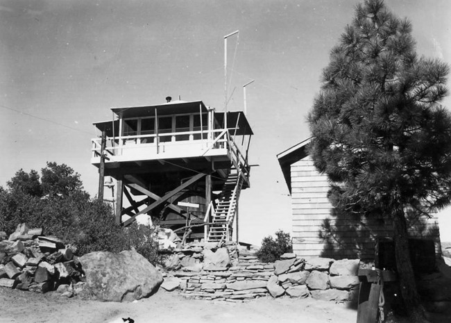 West Big Pine Mountain Lookout with AWS Cabin