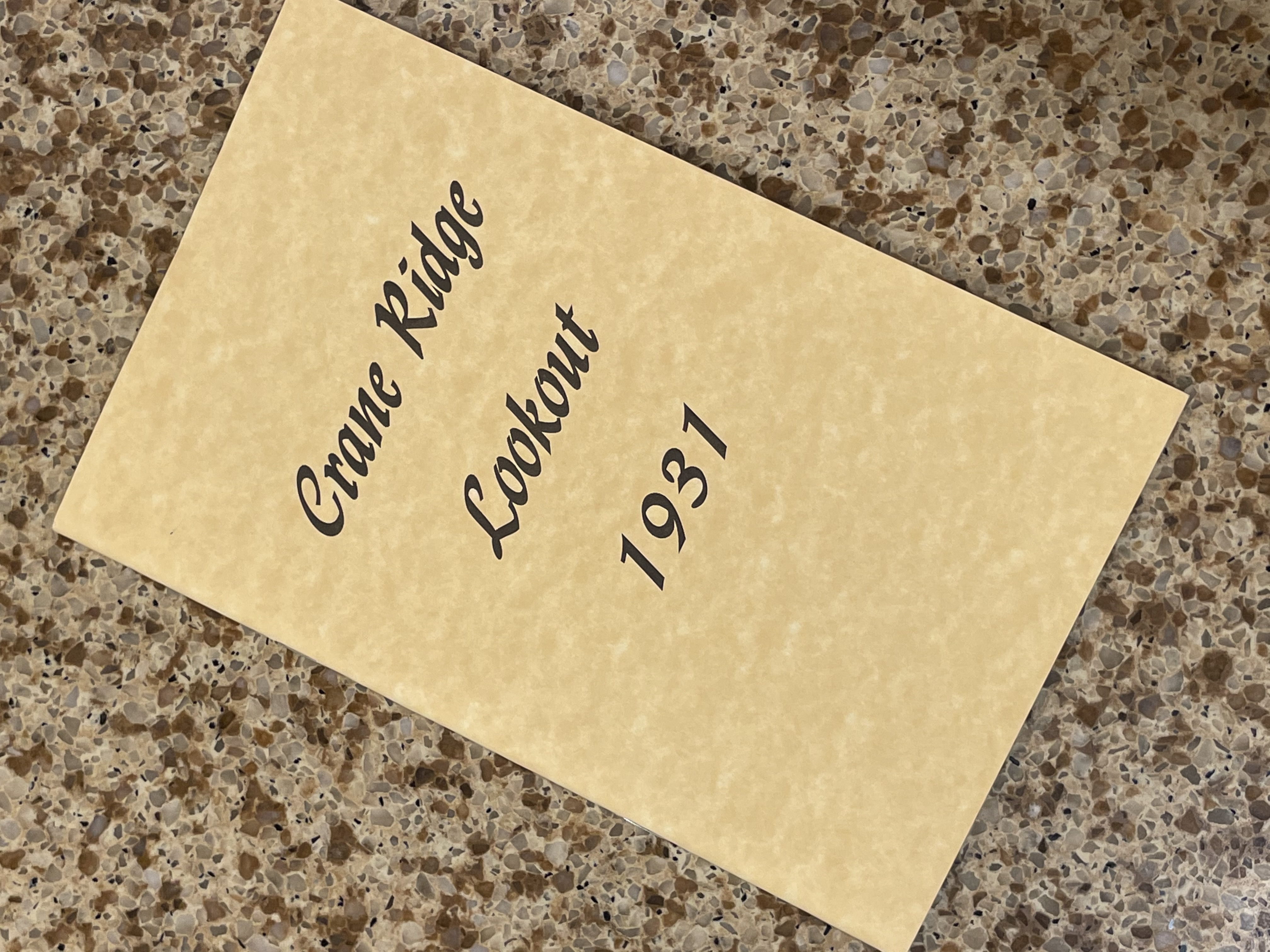 Crane Ridge Lookout 1931 - Herbert L. Hagemann, 1976