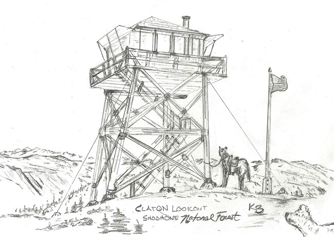 Clayton Lookout Sketch