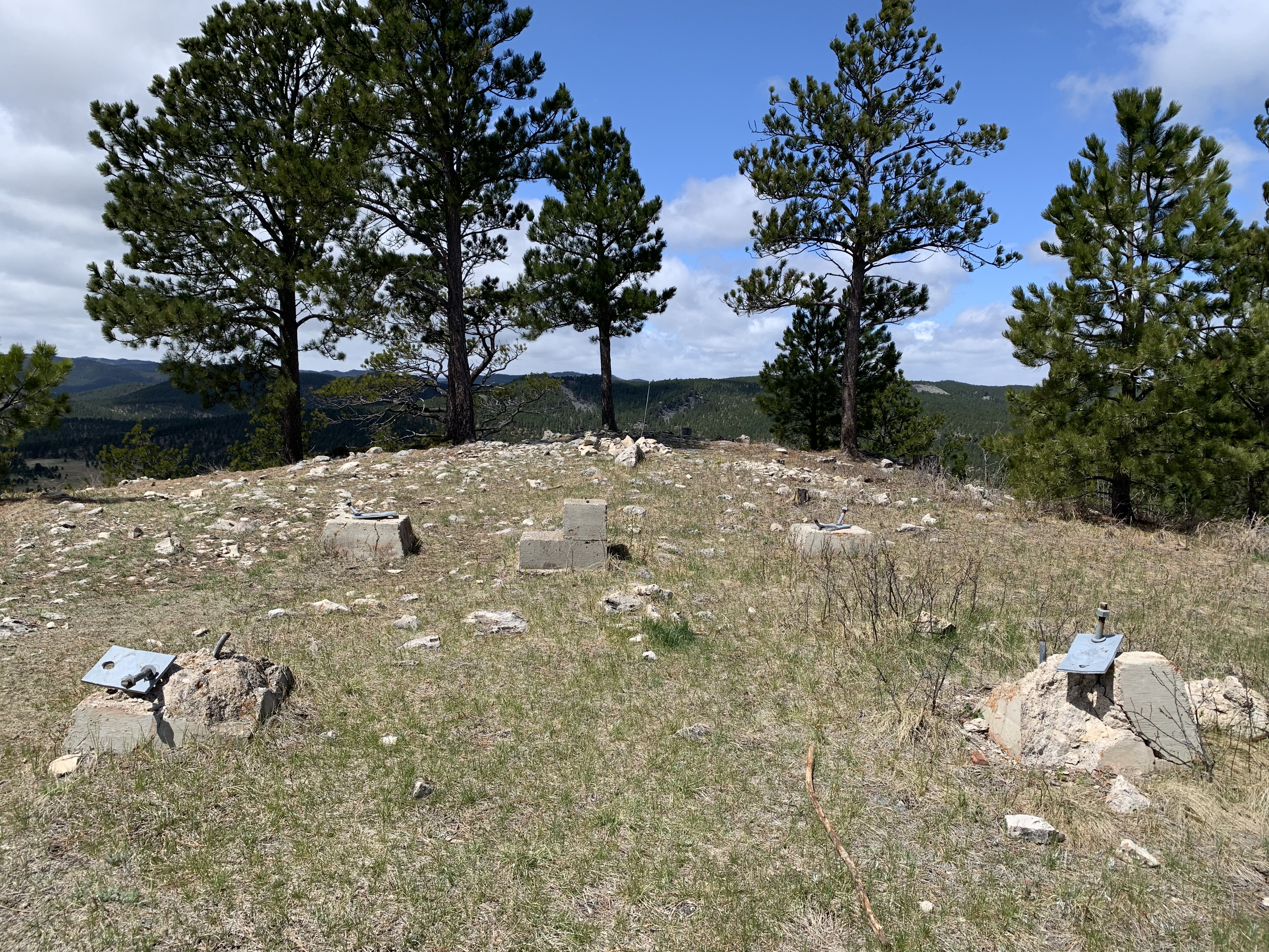 Stair base and tower anchors