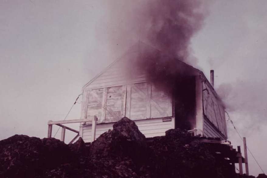 Intentionally burned in 1967 or 68