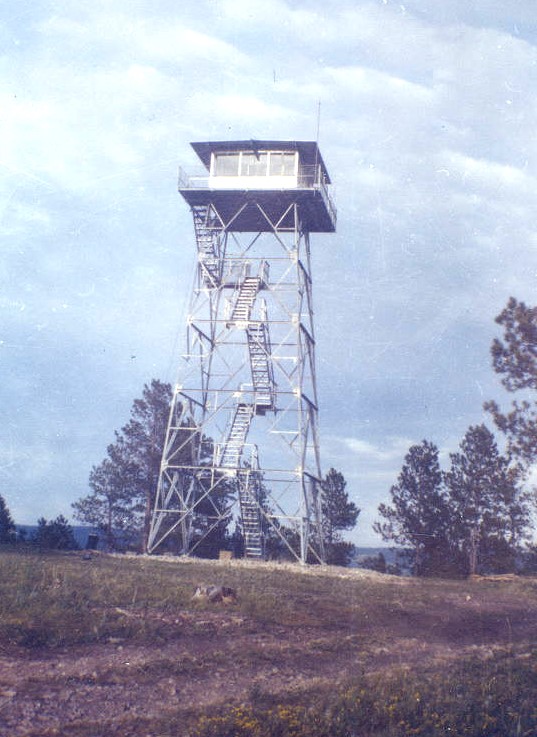 Pisgah Lookout in 1957