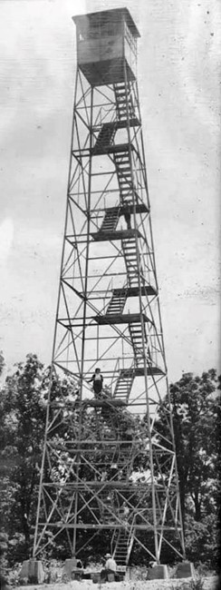 Sleepy Creek Fire Tower - courtesy of the Ron Stafford Collection